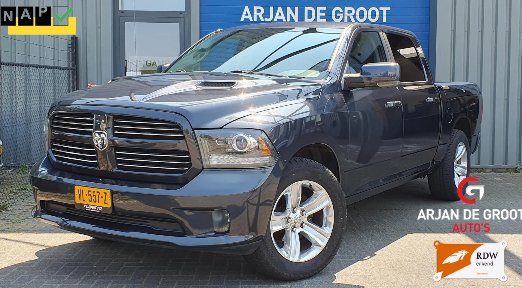 Dodge Ram 1500 - RAM 1500 5.7 V8 SPORT LPG NAP VEEL OPTIES! - AutoWereld.nl