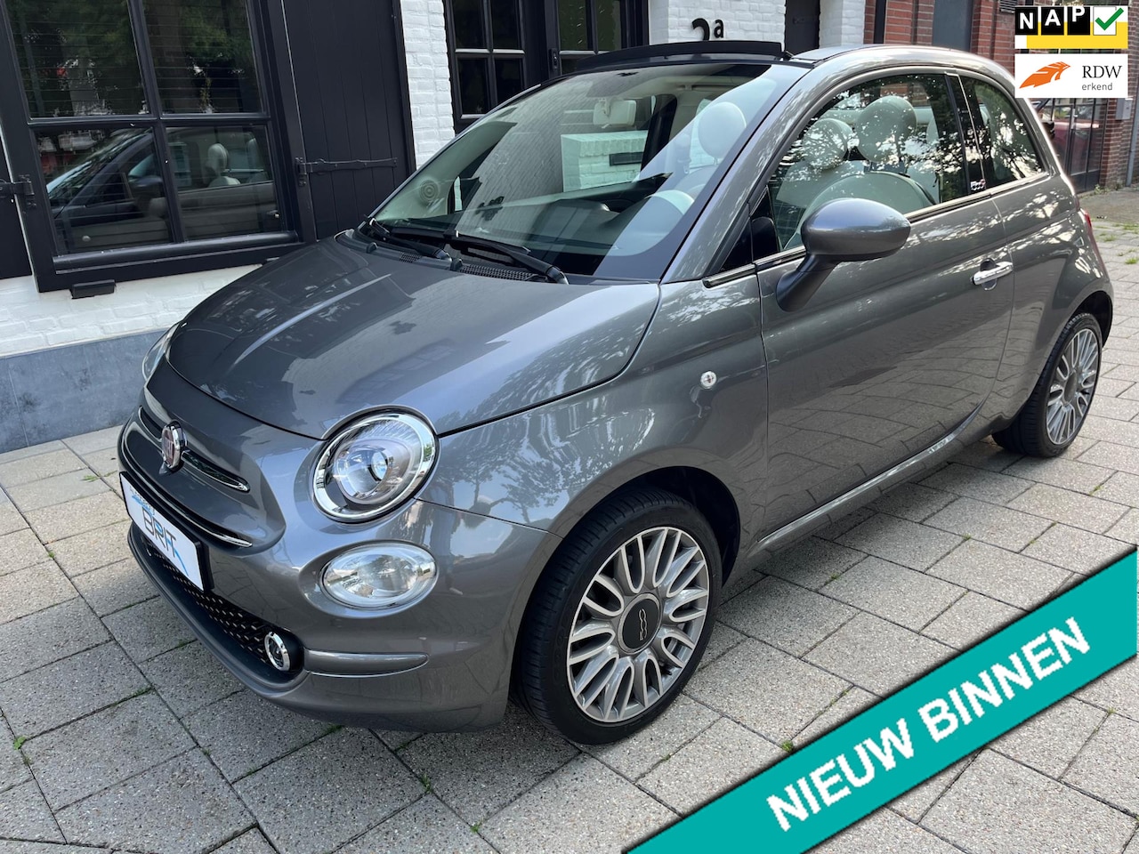 Fiat 500 C - 1.2 Popstar 1.2 Popstar, BTW, Garantie, Gr. Navi, Car Play, Cruise Controle. Nw. Staat - AutoWereld.nl