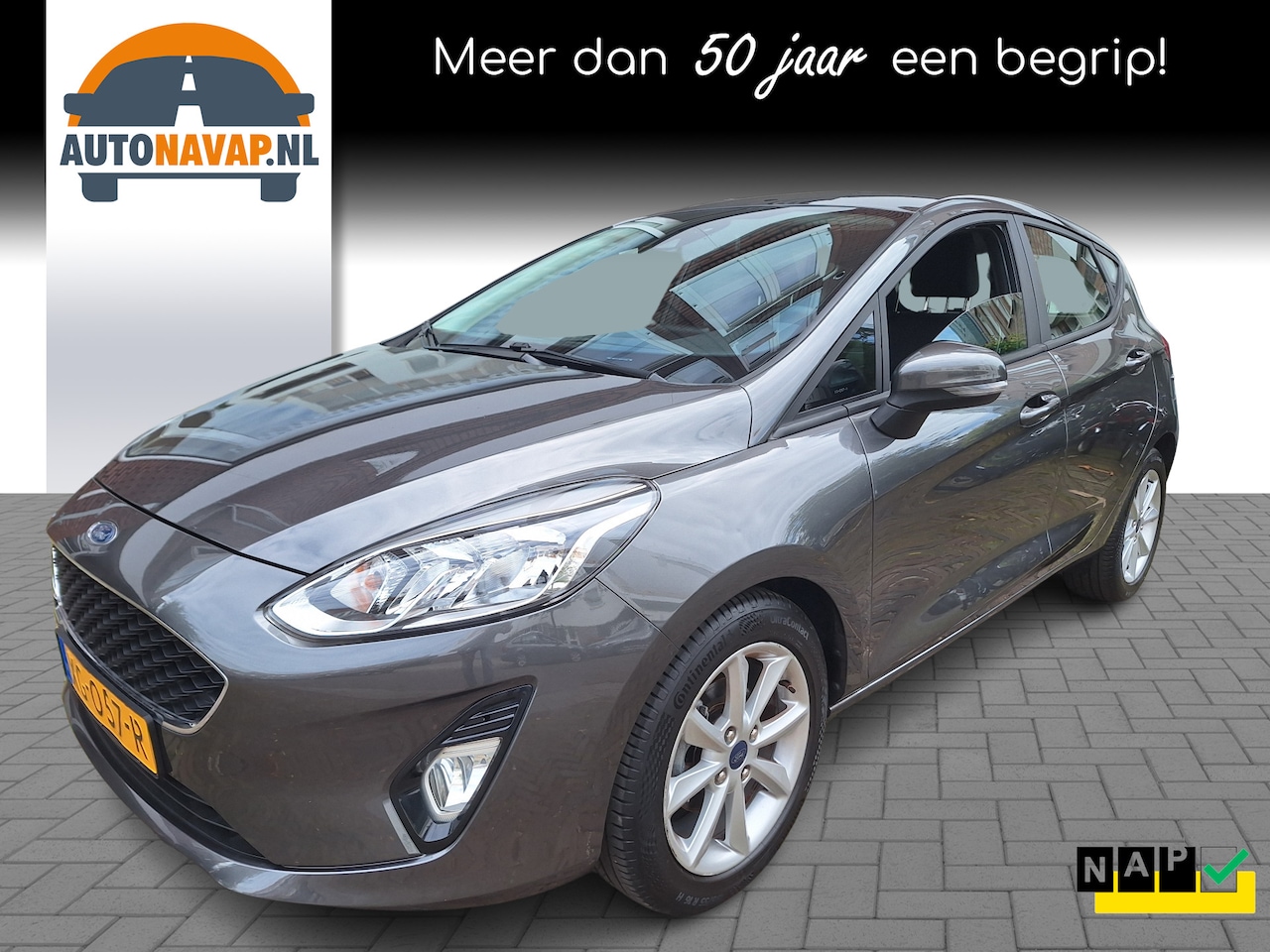 Ford Fiesta - 1.1 Trend 5Drs /39.000 Km/Navi/Apple/Android/Cruise/Pdc/NAP/Garantie - AutoWereld.nl