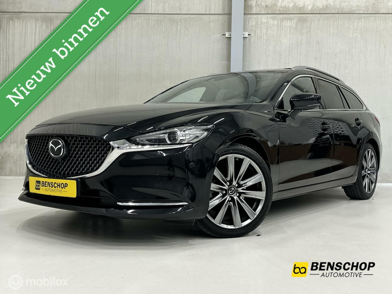 Mazda 6 Sportbreak - 2.5 SkyActiv-G 194 Luxury Schuifdak Navi Bose 360 Camera Leer LED Carplay - AutoWereld.nl