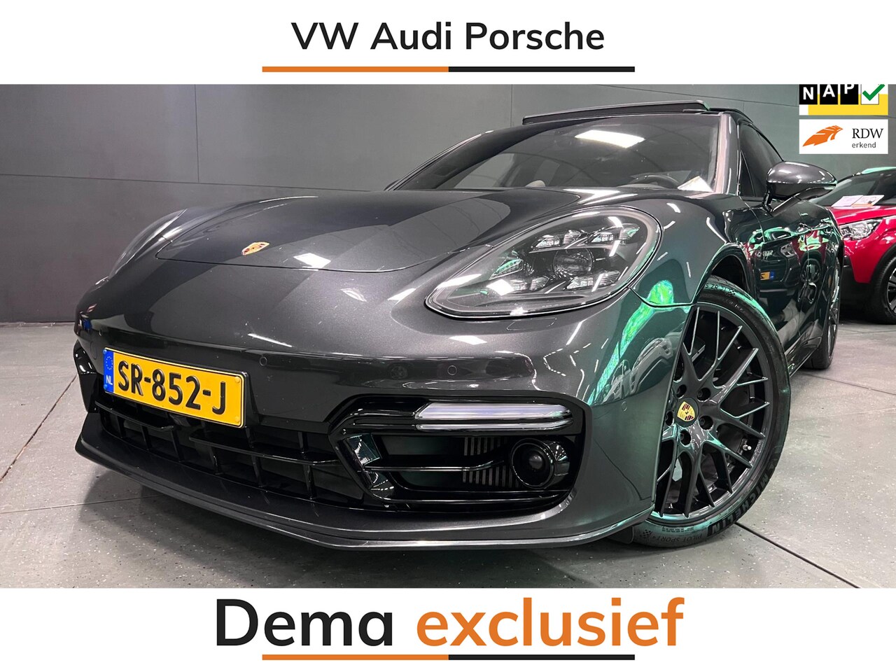 Porsche Panamera - 4.0 Turbo S E-Hybrid 680PK// NW-PRIJS 260D EURO// KERAMISCHE-SCHIJVEN/// - AutoWereld.nl