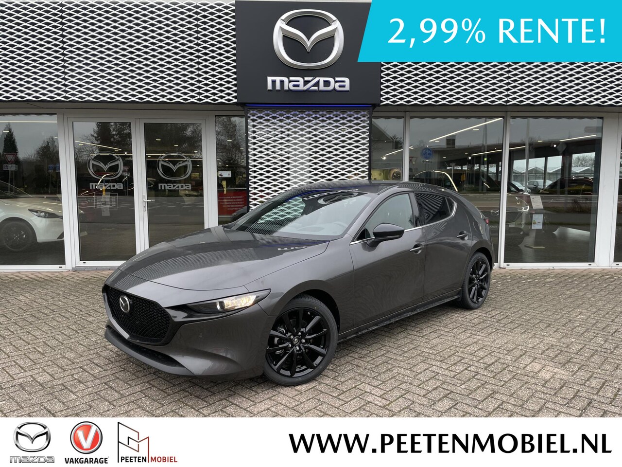 Mazda 3 - 2.0 e-SkyActiv-G M Hybrid 150 Nagisa | € 4.655,00 VOORDEEL | 6 JAAR FABRIEKSGARANTIE | NIE - AutoWereld.nl