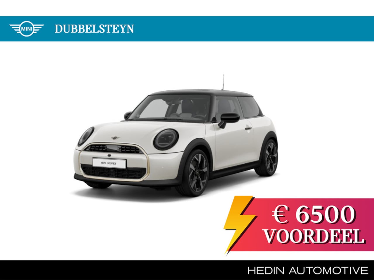 MINI Cooper - 3-deurs C Favoured | Pakket L | 18 inch Night Flash Spoke 2-tone - AutoWereld.nl