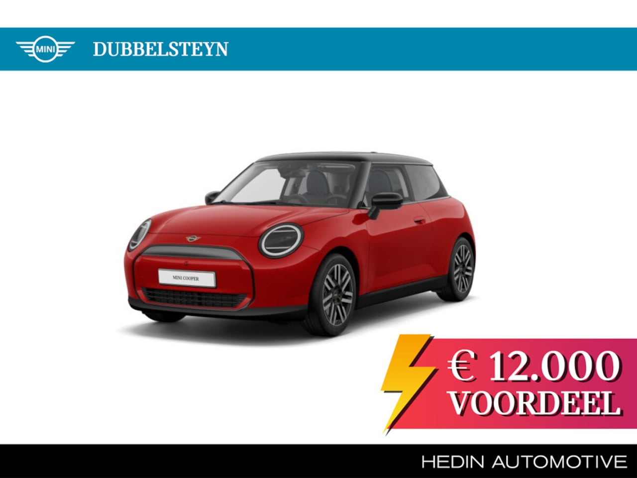 MINI Cooper - 3-deurs E 40,7 kWh | Classic uitvoering | Pakket L | 17 inch Parallel Spoke 2-tone - AutoWereld.nl