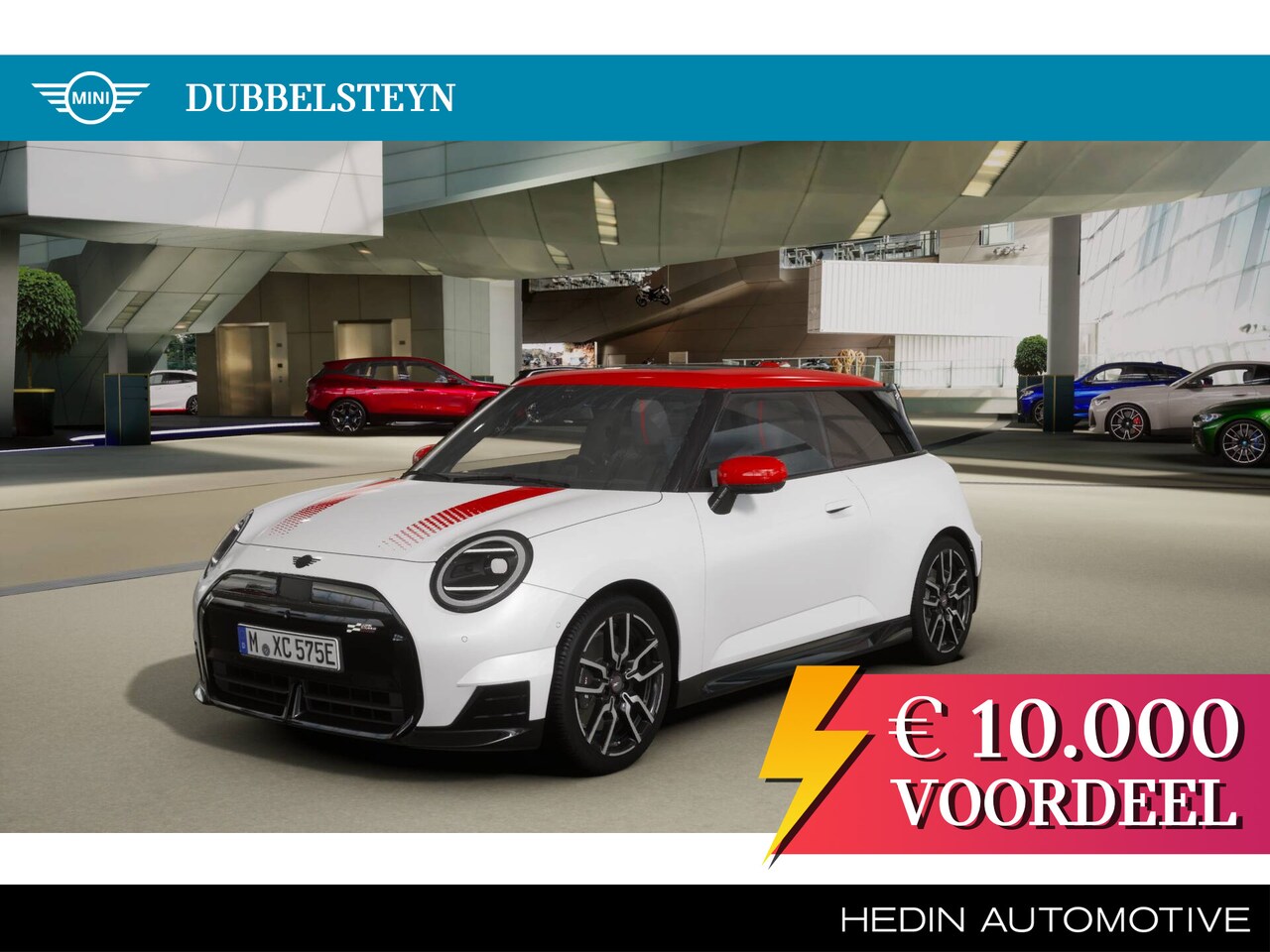 MINI John Cooper Works - 3-deurs SE Cooper XL pakket Head-up Display, Navigatie, Stoelverwarming, Panoramadak - AutoWereld.nl