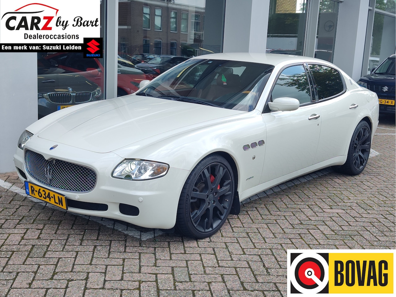 Maserati Quattroporte - 4.2 V8 ZF EXECUTIVE GT AUTOMAAT Houtinleg | Stoelkoeling | TV | Rood leder - AutoWereld.nl