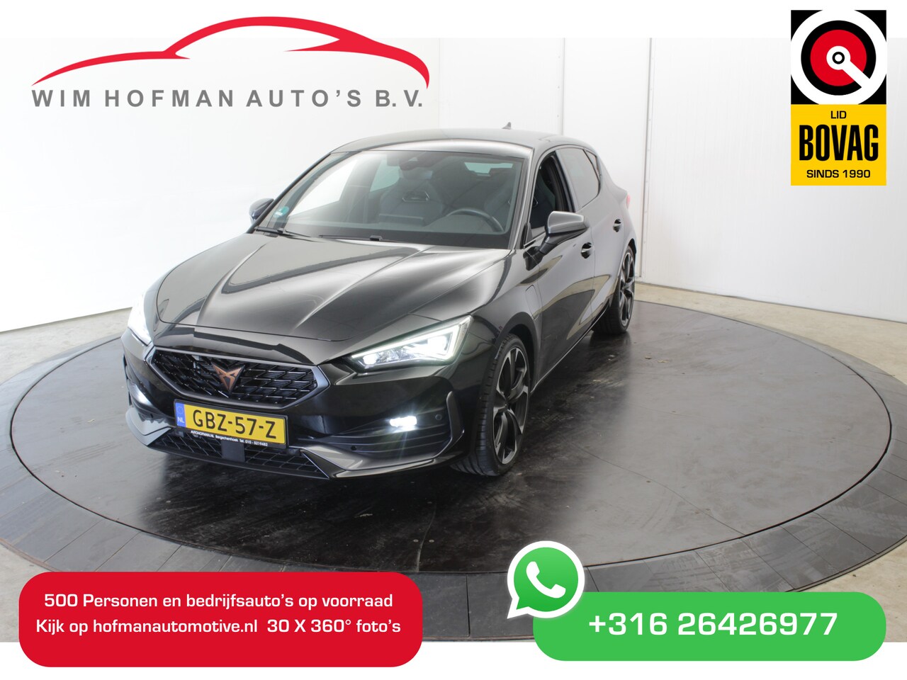 CUPRA Leon - 245PK VZ Black Edition Camera 19 Inch Virtual - AutoWereld.nl