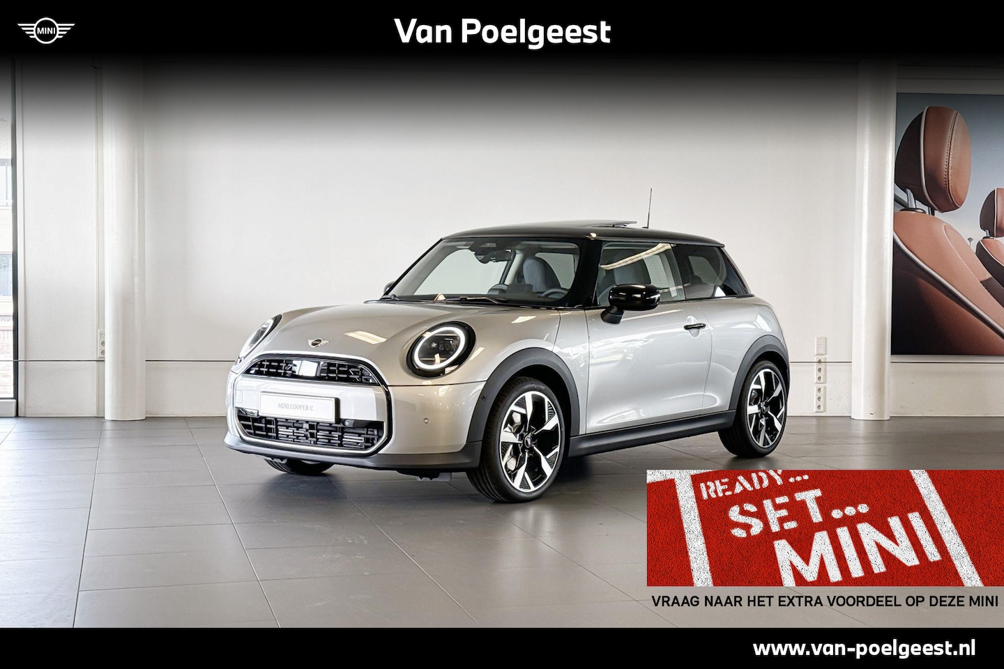 MINI Cooper - 1.5 Cooper C Classic | Pakket M | Dak en spiegelkappen in Jetblack - AutoWereld.nl