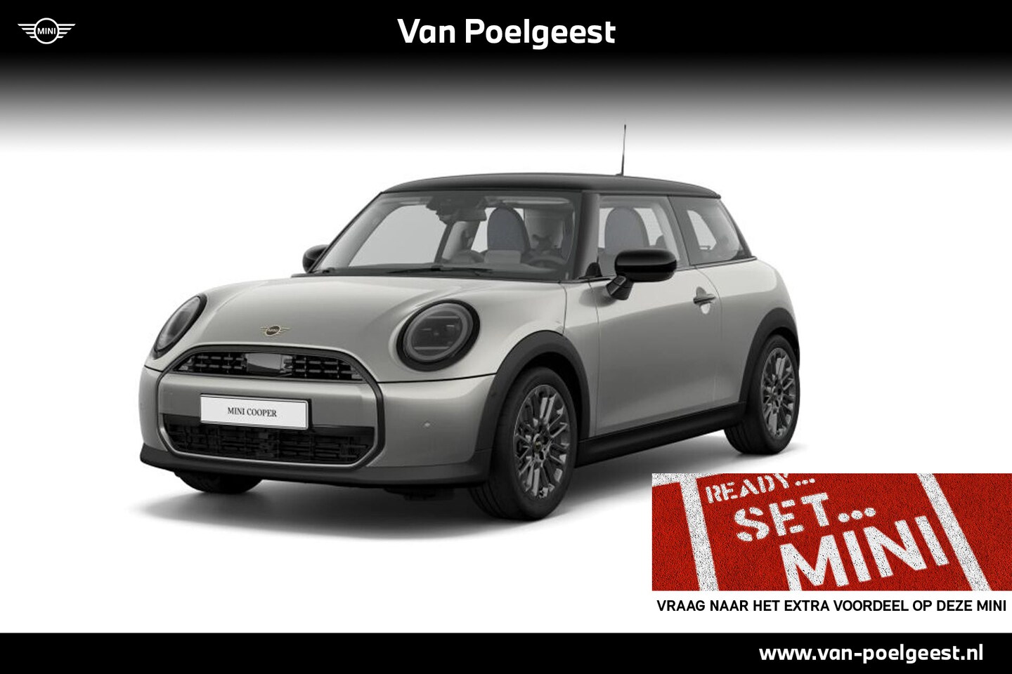 MINI Cooper - 3-deurs 1.5 Cooper C Classic | Pakket S | Dak en spiegelkappen in Jetblack - AutoWereld.nl