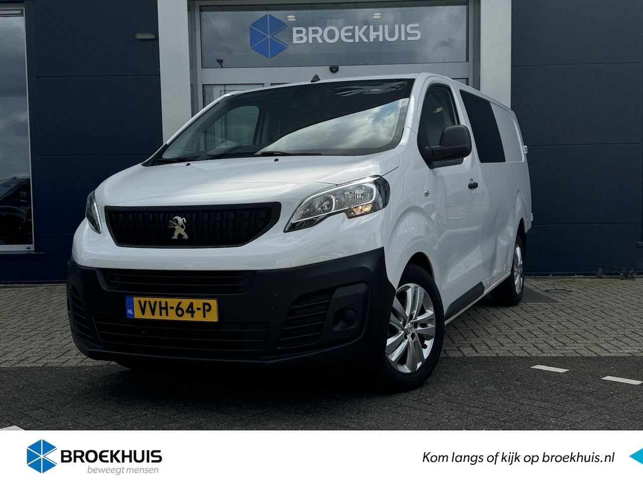 Peugeot Expert - Long Dubbele Cabine 2.0 BlueHDi 180PK EAT8 | Cruise Control | Leder | Trekhaak | Camera - AutoWereld.nl