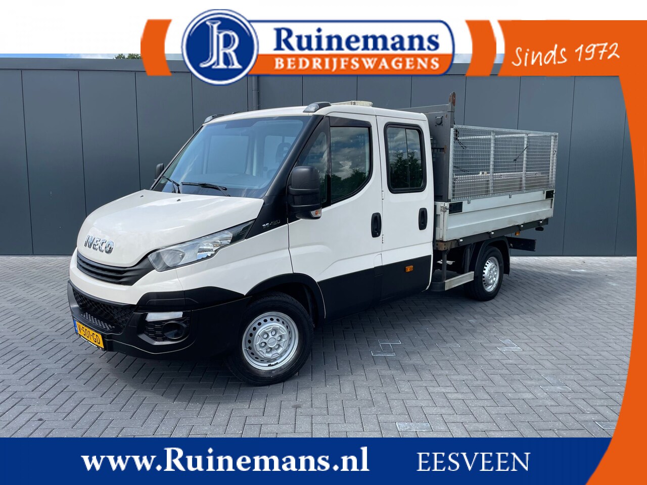 Iveco Daily - 35S12D 2.3 / PICK UP / DUBBELE CABINE / AIRCO / 6 PERS / 3.5TON TREKKEN - AutoWereld.nl