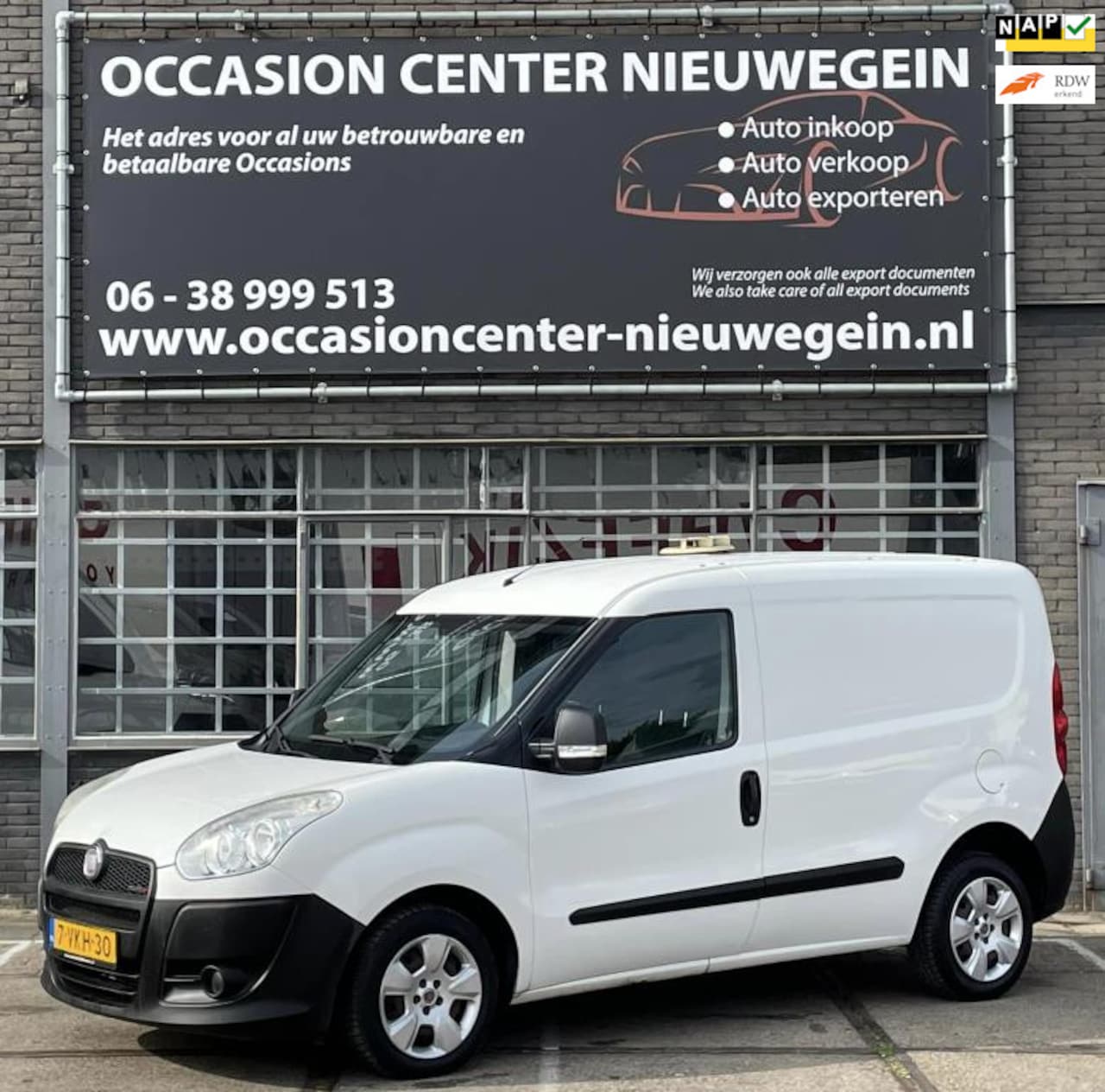 Fiat Doblò Cargo - 1.3 MultiJet 2010 Wit EURO 5!/130DKM NAP! - AutoWereld.nl