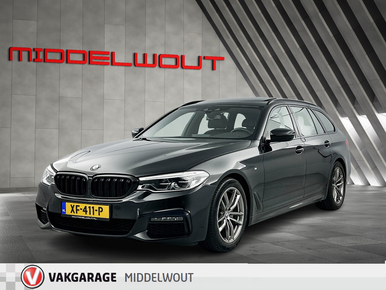 BMW 5-serie Touring - 520i High Exe/M-Pakket/Pan.Dak/El.Comf. Zetels - AutoWereld.nl