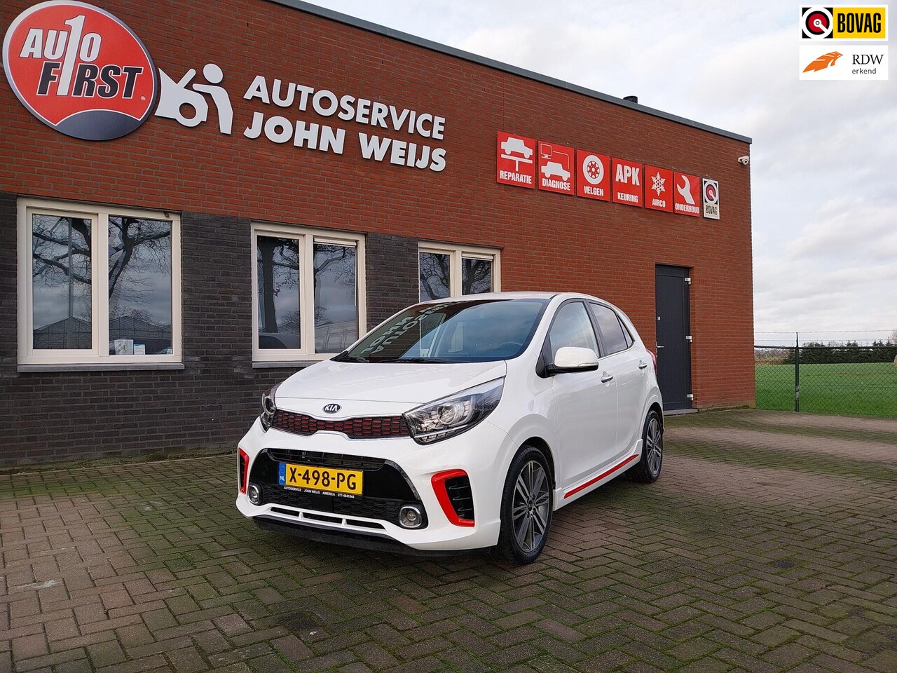 Kia Picanto - 1.0 T-GDI GT-Line 1.0 T-GDI GT-Line, navi, airco, camera achter, leder - AutoWereld.nl