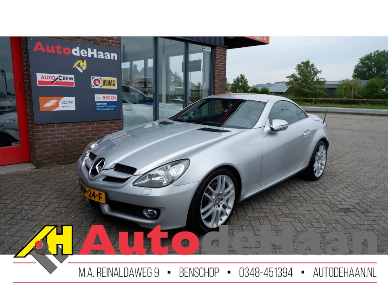 Mercedes-Benz SLK-klasse - 280 Leer/Cruise/Airscarf/Navi/Breedset/Stoelverw - AutoWereld.nl