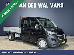 Peugeot Boxer - 2.2 BlueHDi 140pk Pick up Dubbel cabine open laadbak Euro6 RIJKLAAR Airco | 7-Zits | Bluet