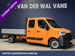 Renault Master - 2.3 dCi 135PK Pick up Open laadbak Dubbele cabine Euro6 Airco | 7-Zits | 2500kg Trekhaak B