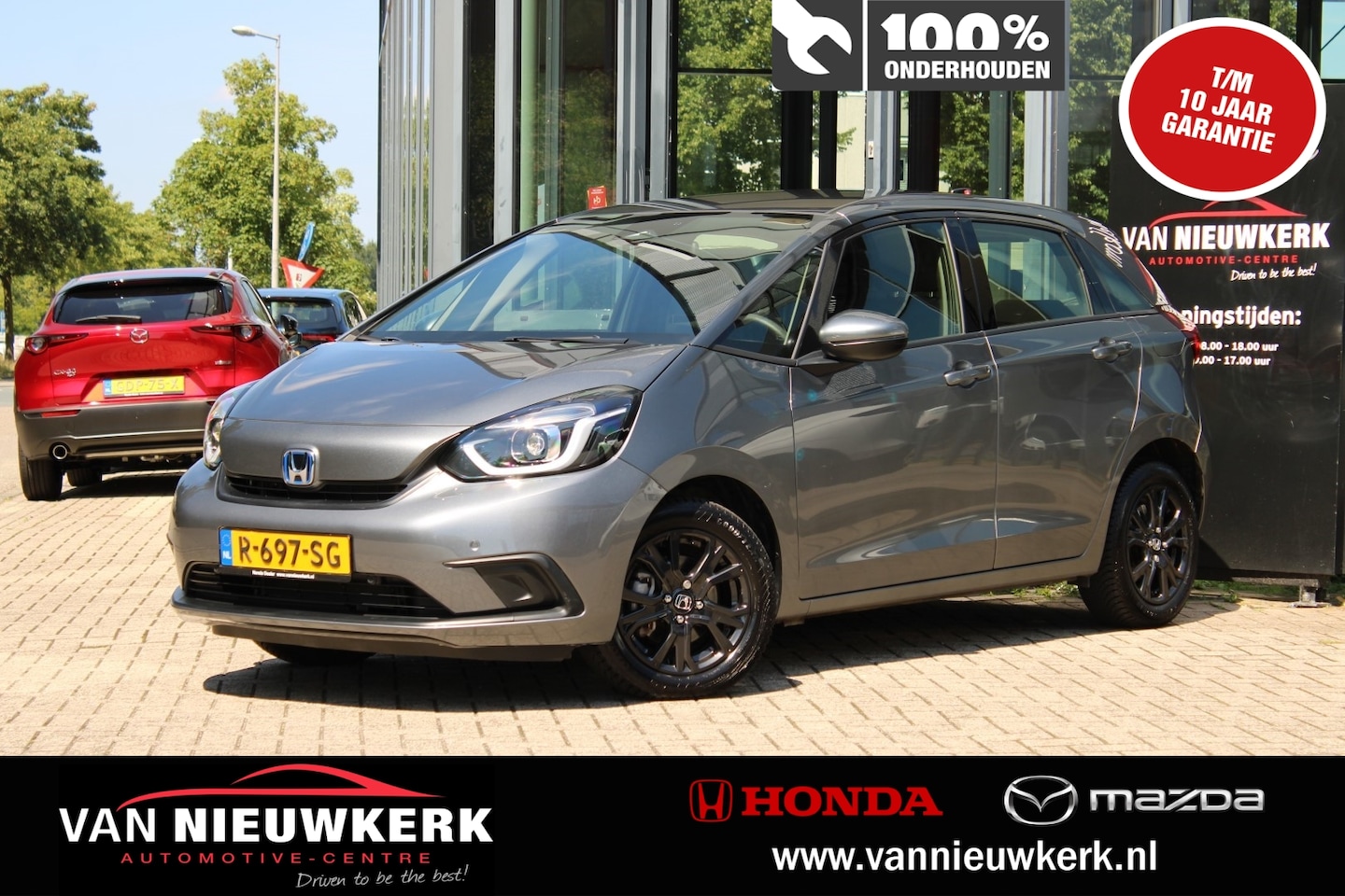 Honda Jazz - 1.5 i-MMD e:HEV 109pk Hybrid Automaat Elegance Parkeercamera Carplay Navigatie - AutoWereld.nl