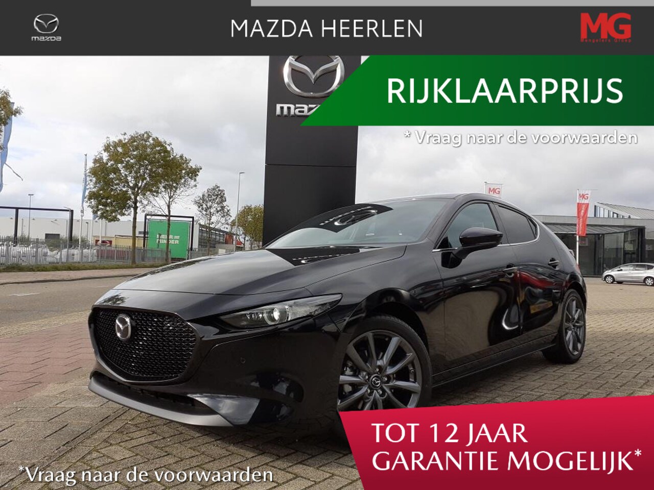 Mazda 3 - e-SkyActiv-G 150 Exclusive-line DESI Mengelers Actieprijs: € 31.450,00* - AutoWereld.nl