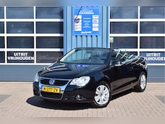 Volkswagen Eos - 1.6-16v FSI Zwart leer Lichtmetalen velgen Arico