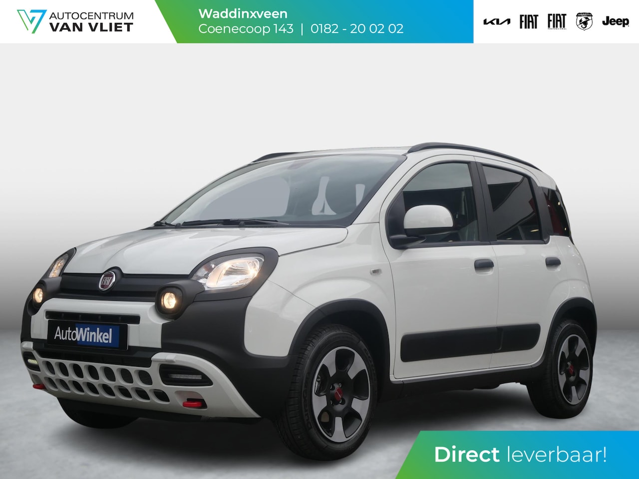 Fiat Panda - Hybrid Cross | MY24 | Airco | Bluetooth Dakrails | LED | PDC | Uit voorraad leverbaar - AutoWereld.nl