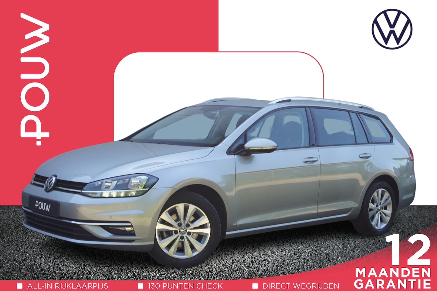 Volkswagen Golf Variant - 1.0 TSI 115pk Comfortline | Adaptive Cruise | Navigatie | Parkeersensoren - AutoWereld.nl