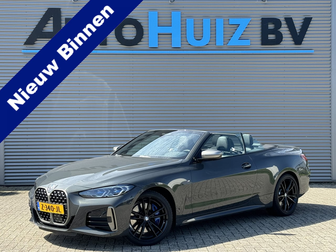 BMW 4-serie Cabrio - M440i 374PK xDrive High Executive M Sport Nekverwarming 19 Inch DAB LED Stuurverwarming Ha - AutoWereld.nl