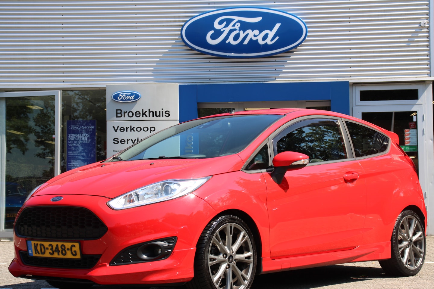 Ford Fiesta - 1.0EB 125PK ST-LINE | NL-AUTO! | NAVI | CLIMA | CRUISE | LMV | VOORRUITVERWARMING | DEALER - AutoWereld.nl