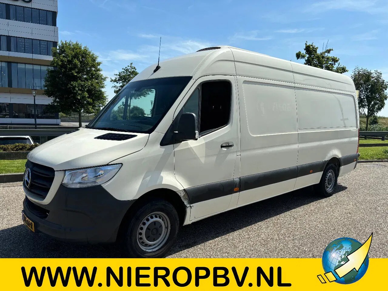 Mercedes-Benz Sprinter - 316CDI L3H2 Koelwagen 2X Carrier Koel Unit Met Stekker + Laadklep Automaat Airco Cruisecon - AutoWereld.nl