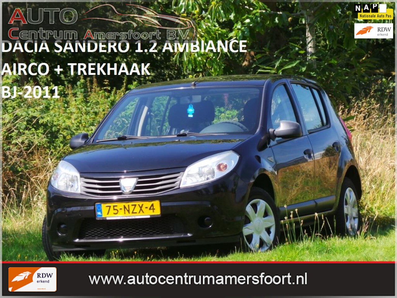 Dacia Sandero - 1.2 Ambiance 1.2 Ambiance ( AIRCO + INRUIL MOGELIJK ) - AutoWereld.nl