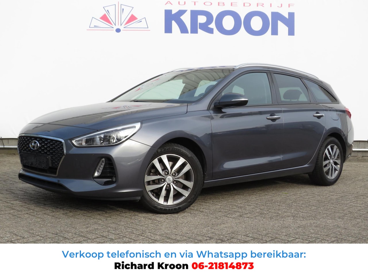 Hyundai i30 Wagon - 1.0 T-GDI Premium 1.0 T-GDI Premium, Navigatie, Trekhaak, Model 2018 - AutoWereld.nl