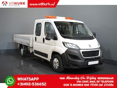 Peugeot Boxer - 2.0 HDI 163 pk DC Dubbel Cabine Pick Up/ Open Laadbak/7 Pers./ 3.0t Trekverm./300x220/ Air