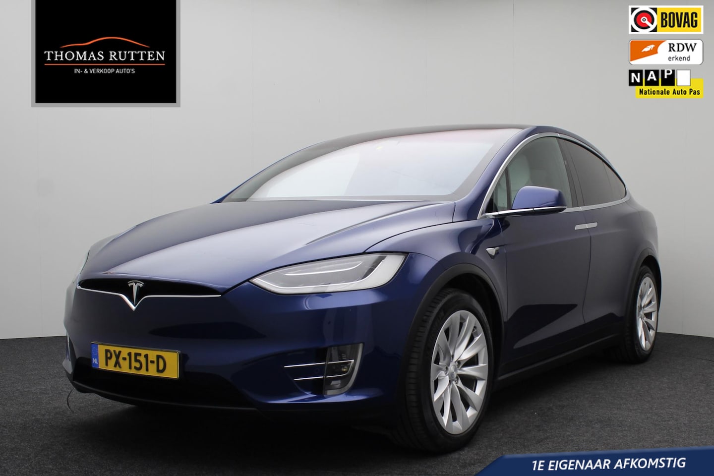 Tesla Model X - 90D Base 2017 | Autopilot | INCL. BTW | Lederen Bekleding | LED | Navigatie | Panoramische - AutoWereld.nl