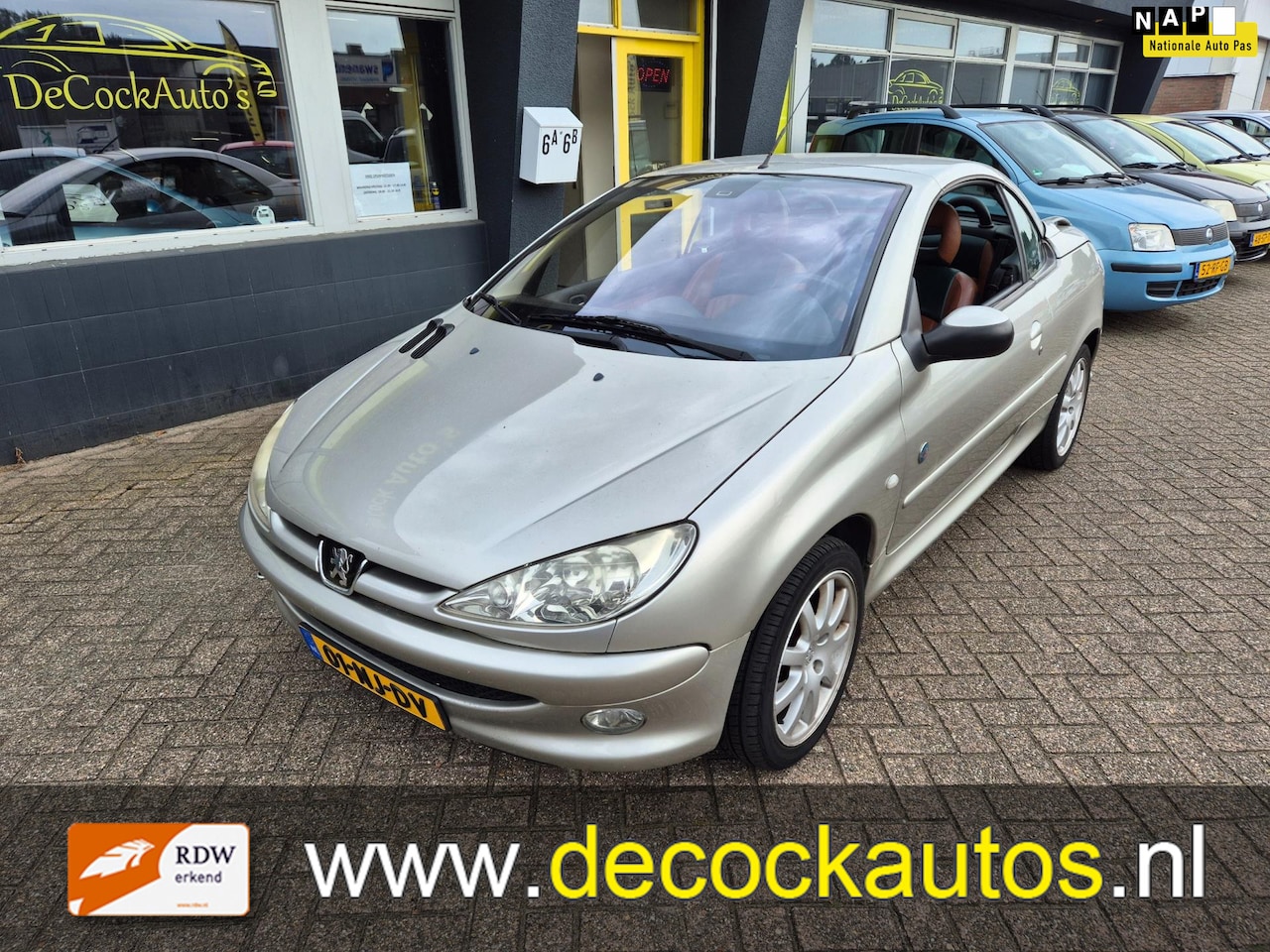 Peugeot 206 CC - 1.6-16V Roland Garros/LEDER - AutoWereld.nl