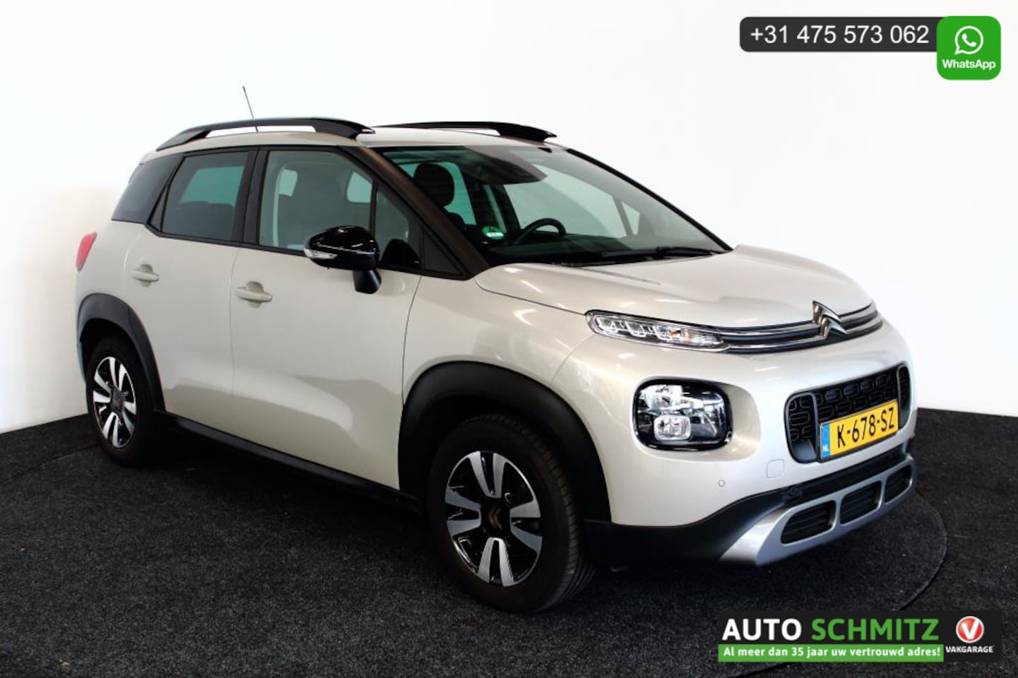 Citroën C3 Aircross - 1.2 PureTech S&S Shine Automaat * Navi/Cruise/Pdc* - AutoWereld.nl