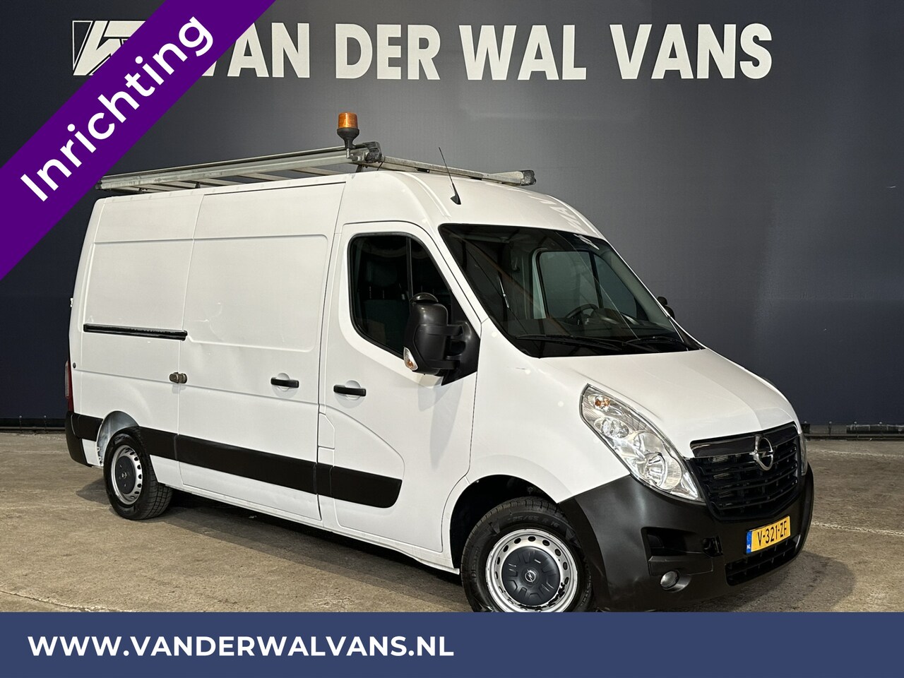 Opel Movano - 2.3 CDTI 146pk L2H2 inrichting Euro6 Airco | Omvormer | Navigatie | Imperiaal Camera, Trap - AutoWereld.nl