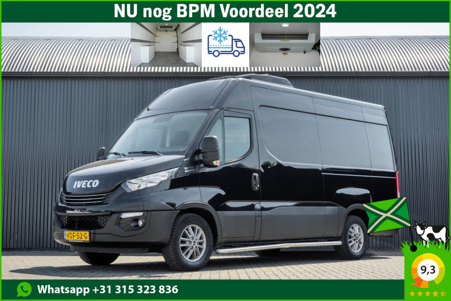 Iveco Daily - 35S14V 2.3 L2H2 | Euro 6 | Koelwagen | Cruise | Climate | 3-Persoons - AutoWereld.nl