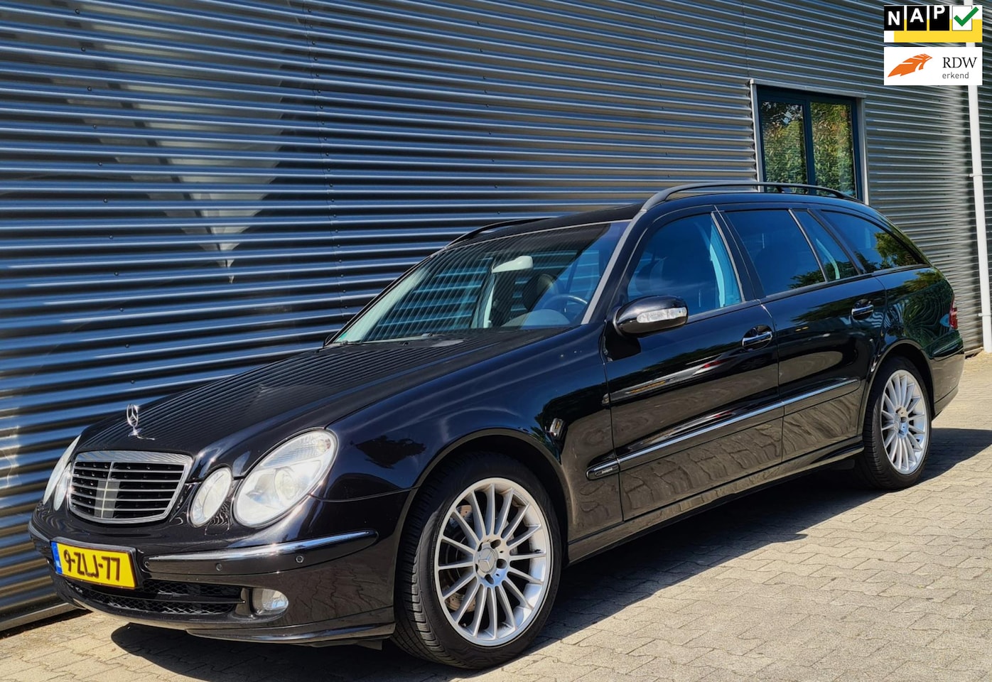 Mercedes-Benz E-klasse Combi - 350 Avantgarde AUT 01-2005 Obsidian Schwarz Metallic YOUNGTIMER!! - AutoWereld.nl