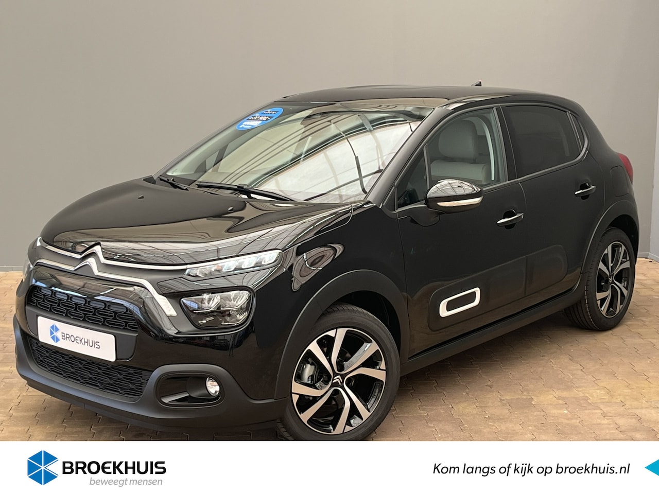 Citroën C3 - 1.2 82PK Max | WoodTechno | Navigatie | 17'' Lichtmetaal | Carplay | Bluetooth | Touchscre - AutoWereld.nl