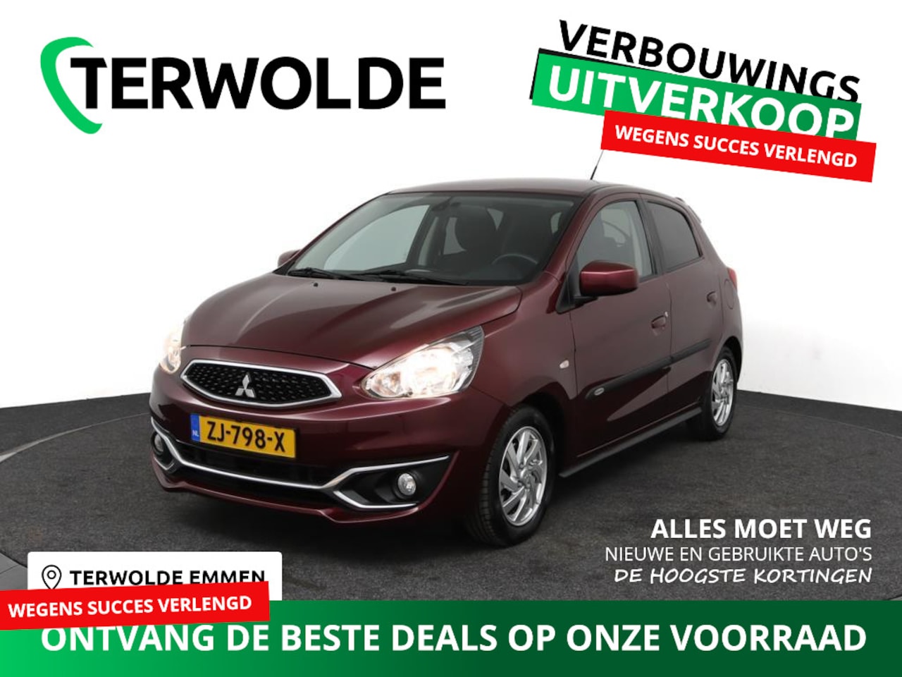 Mitsubishi Space Star - 1.0 Active | Achteruitrijcamera | Lichtmetalen velgen | Eerste eigenaar | Airco - AutoWereld.nl