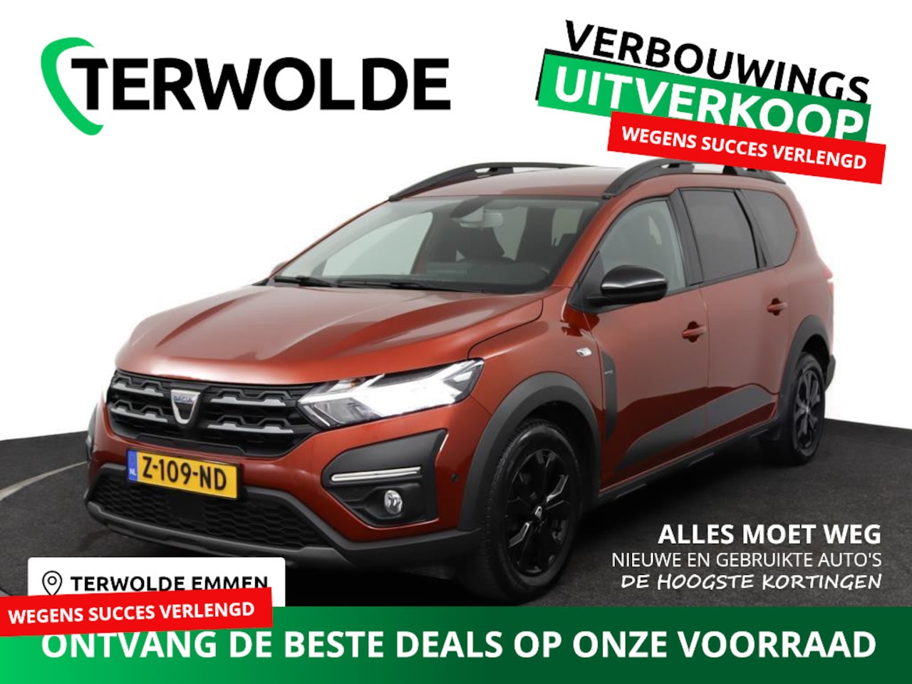 Dacia Jogger - 1.0 TCe Extreme 5p. Stoelverwarming | Apple Carplay/Android Auto NAVI | Dakrails/Dakdrager - AutoWereld.nl