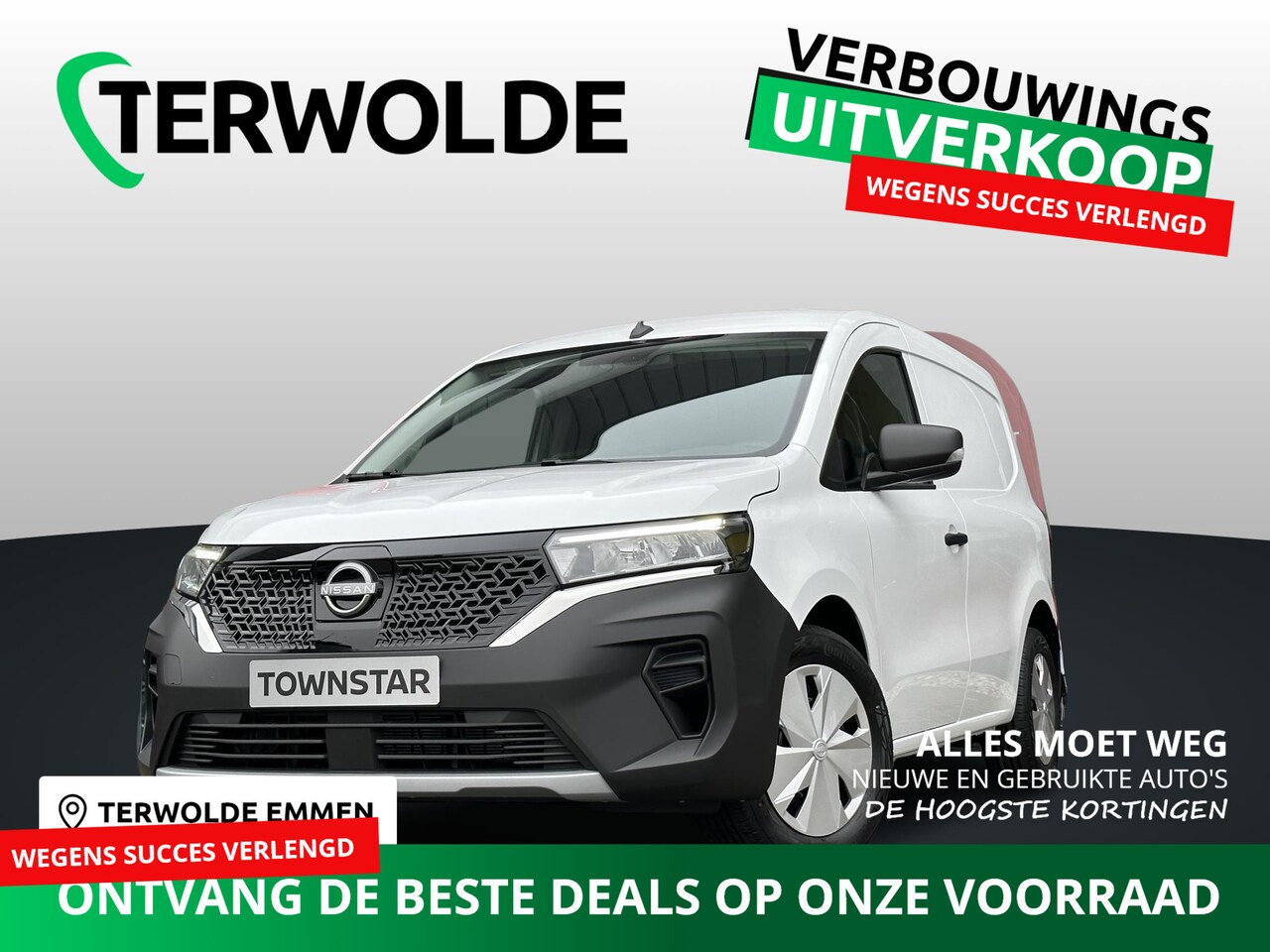 Nissan Townstar - Business L1 45 kWh | 11 Kwh Lader | 100% Elektrisch | 300km WLTP | 1500kg trekgewicht | - AutoWereld.nl