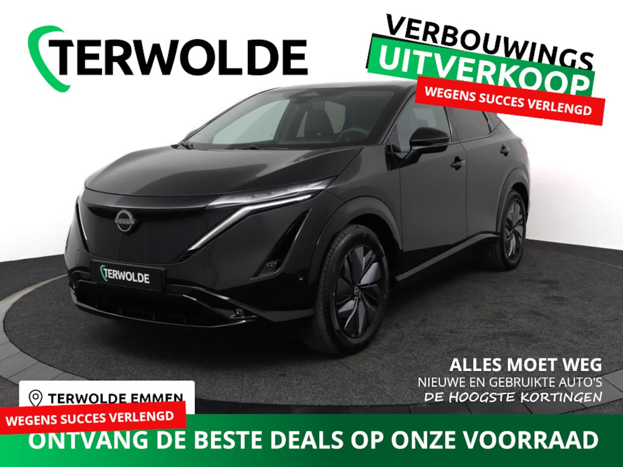 Nissan Ariya - e-4ORCE Evolve 91 kWh | € 5.000,- Voorraadpremie | 4x4 aandrijving met 1500kg trekvermogen - AutoWereld.nl