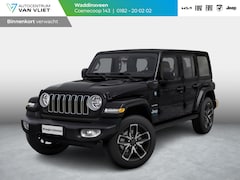 Jeep Wrangler Unlimited - 4xe 380 Sahara | Dual Top Pack | 20" | Stoel&Stuur Verwarm. | 12, 3" Navi | Adapt. Cruise