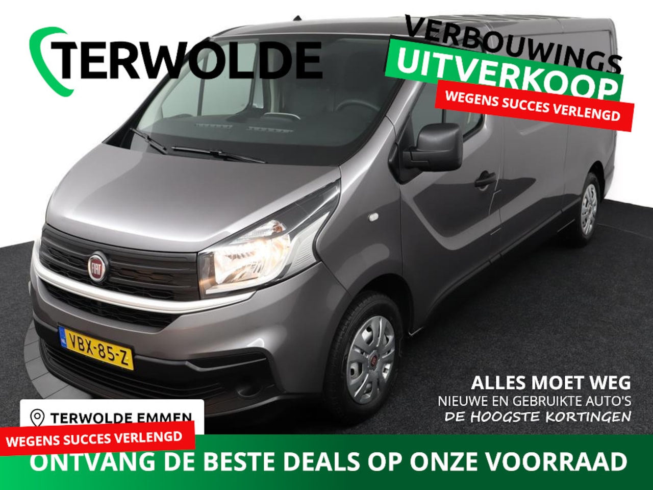 Fiat Talento - 1.6 MJ EcoJet L2H1 Gesloten Bestel | Airco | Navigatie | Bijrijdersbank | Cruise Control | - AutoWereld.nl