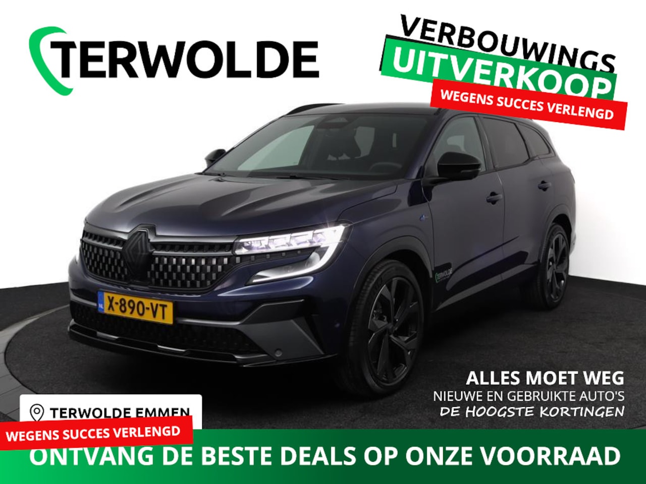 Renault Espace - E-Tech Hybrid 200 Esprit Alpine 7-Persoons | Pack Advanced Drive Assist | Pack Around View - AutoWereld.nl