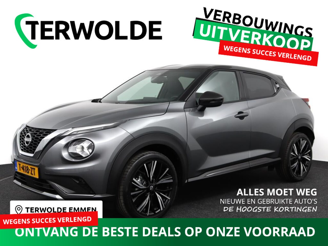 Nissan Juke - 1.0 DIG-T N-Design Automaat | Two-Tone | Camera | Apple Carplay/Android Auto | DEMO! - AutoWereld.nl