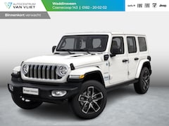 Jeep Wrangler Unlimited - 4xe 380 Sahara | 20" | Stoel&Stuur Verwarm. | 12, 3" Navi | Adapt. Cruise | Alpine Audio