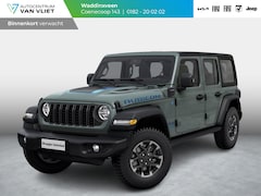 Jeep Wrangler Unlimited - 4xe 380 Rubicon | Rock-Trac full time 4WD systeem | 17" | Stoel&Stuur Verwarm. | 12, 3" Na