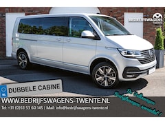 Volkswagen Transporter Caravelle - T6.1 2.0 TDI 204 PK DSG L2H1 A-KLEP FULL OPTIONS DUB/CAB ACC | LED | Leder | Side Assist |